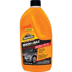 Item 570068, Armor All Ultra Shine Wash and Wax gently lifts away dirt, promotes water 