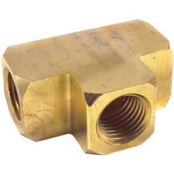 Item 570086, All brass construction air line tee resists rust and will not corrode as 