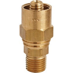 Item 570270, Reusable male end brass fitting.