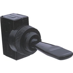 Item 570273, Duck bill toggle switch with wide, flat lever actuator.