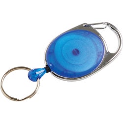 Item 570304, Retractable key chain that clips easily onto belt loop or purse.