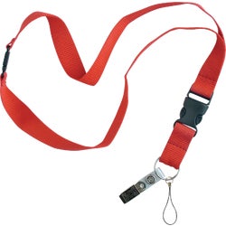 Item 570346, Flat lanyard key ring. Easily attach/detach keys with easy-to-use clip.