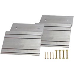 Item 570455, 2-pack all-aluminum ramp plates quickly and easily convert boards into 