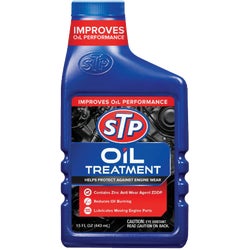 Item 570723, STP Oil Treatment fights friction to help protect against engine wear.