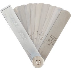 Item 571900, Used for measuring narrow gaps or clearances. 26 blades with 3-1/4 In.