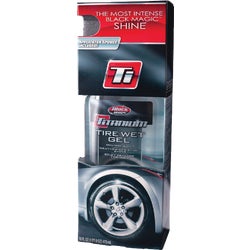 Item 572403, Tire Wet Gel delivers a clear, residue-free shine.