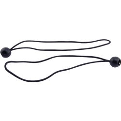 Item 572491, Plastic bungee balls with 1/8" x 12" bungee cord.
