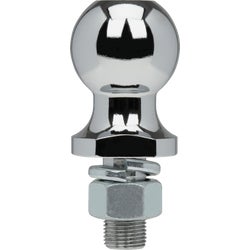 Item 573078, The Chrome Trailer Hitch Ball fits directly into your trailer coupler and 