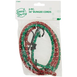 Item 573841, Smart Savers bungee cord set. Includes 3 bungee cords.