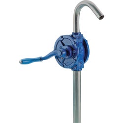Item 574186, This easy-to-use hand operated rotary pump delivers approximately 8 GPM (