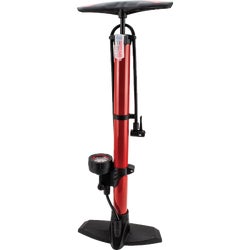 Item 574293, Air Master 140 psi High Volume Hand Pump with Gauge inflates balls, bicycle