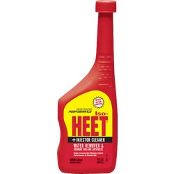 Item 574651, Iso-Heet absorbs 5 times more water than conventional gas-line antifreeze.