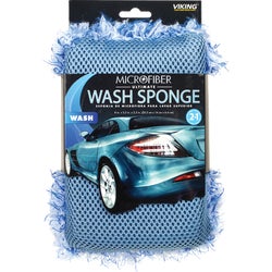 Item 575437, 2N1 Ultimate Wash Sponge features luxuriously soft microfiber to provide 