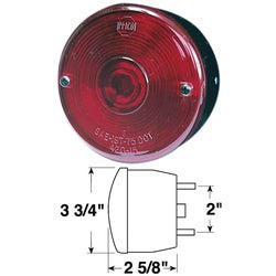 Item 575452, The Round Combination Red Stop, Turn, Tail, and License Trailer Light 