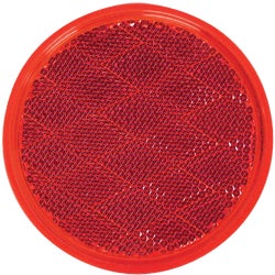 Item 575639, The Amber Quick Mount Round Reflector provides greater reflectivity and 