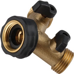 Item 575909, Solid brass housing with noncorrosive stainless steel quarter-turn pressure