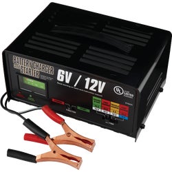 Item 576425, Charges 6 and 12V (volt) batteries.
