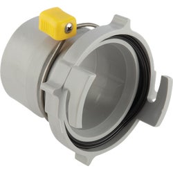 Item 576674, Straight hose adapter connects hose to RV quickly with an airtight odor and