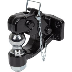 Item 577960, The TowSmart pintle Hook with Hitch Ball allows you to tow trailers with a 