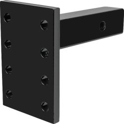 Item 577979, The TowSmart pintle Hook Mounting Plate quickly and easily converts a 2 In