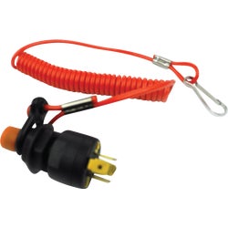 Item 578583, Universal kill switch with 50-inch coil type lanyard.