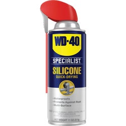 Item 579145, WD-40 Specialist Silicone safely lubricates, waterproofs and protects metal