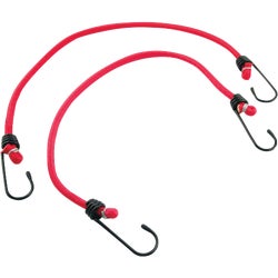 Item 580776, Bungee cords are covered in bright nylon.