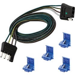 Item 581038, Reese Towpower 4-flat heavy-duty complete connector loop kit is designed to