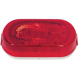 Item 581143, The Oblong Red Clearance Trailer Light can be used as a clearance or side 