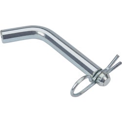 Item 581607, The Standard Steel Bent Hitch pin with Clip protects your boats, campers, 