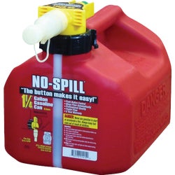 Item 581873, The No-Spill ViewStripe 5 Gallon Gas Pro Can features a unique thumb-