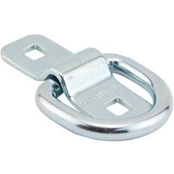 Item 581908, Bright finish wire flip ring with 2-hole mounting base.