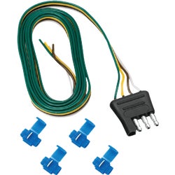 Item 582301, The 4-Way Flat Trailer Wiring Connector with Splice Connectors is the 