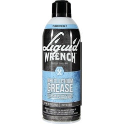 Item 582934, Liquid Wrench white lithium grease with Cerflon creates long-lasting heavy-