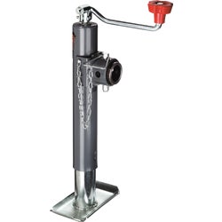 Item 582980, The TowSmart Dual Wheel Side Wind, Swing Down, Bolt-on Trailer Jack allows 