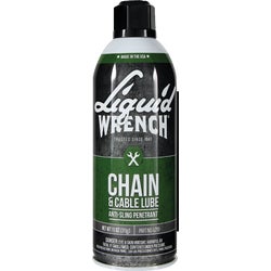 Item 583812, Liquid Wrench universal chain lubricant penetrates, lubricates, and clings