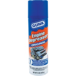 Item 584002, Easily removes rough grease and oil build-up on older engines.