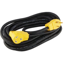 Item 587575, Extension cord features the patented power grip handles for ease-of-use.