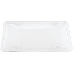 Item 589020, Heavy-duty acrylic plastic protects license plate, keeping it like new.
