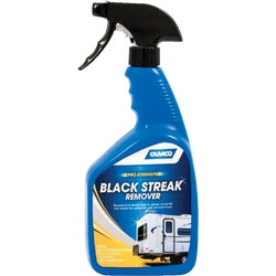 Item 590800, Power away stubborn black streaks caused by window and door sealant and 