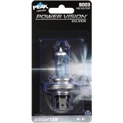 Item 591879, PEAK Power Vision Silver headlamps feature boosted tungsten filaments, 