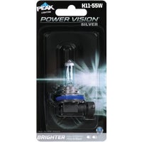 H11-55WPVS-BPP PEAK Power Vision Silver Halogen Automotive Bulb
