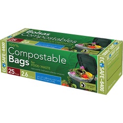 Item 600028, Biodegradable and compostable bags meet ASTM D6400 Standard specification 