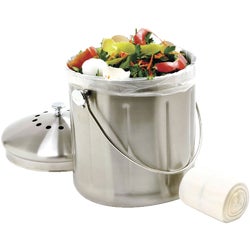 Item 600087, For food scraps, peelings, egg shells, coffee grounds, and other 