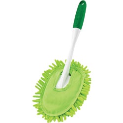 Item 600269, The premium microfiber fingers duster picks up dust and the allergens in it
