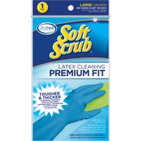 12412-26 Soft Scrub Premium Fit Latex Rubber Glove