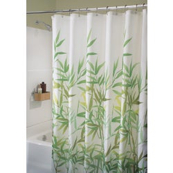 Item 600436, York graphic shower curtain is made with 100% polyester and has rust-proof 