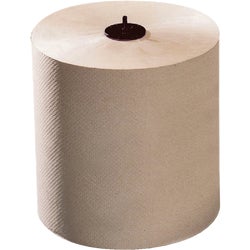 Item 600560, Torkmatic basic roll towel made from 100% recycled fiber.