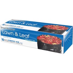 Item 600584, 39-gallon lawn and leaf bag with twist ties.
