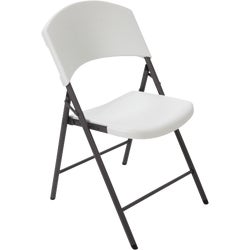Item 600720, Lifetime folding chair is contoured for comfort and designed for durability